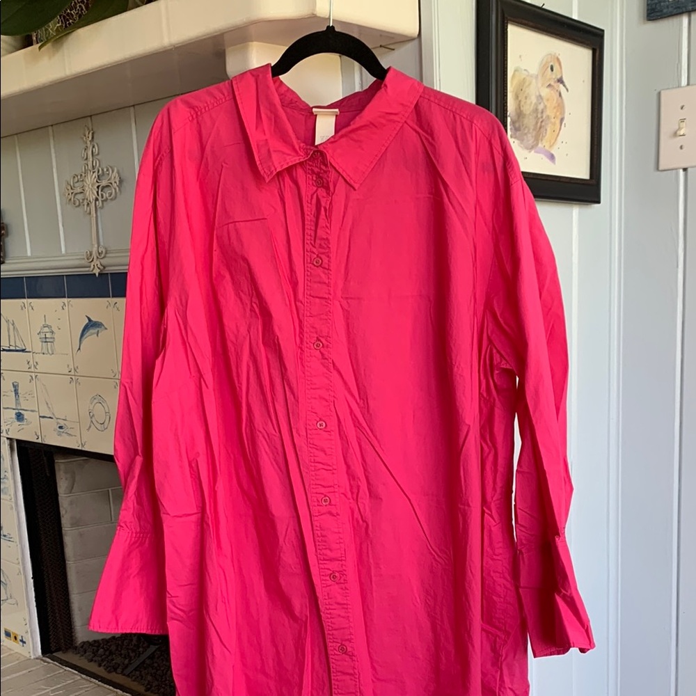 H&M Pink Midi Dress
